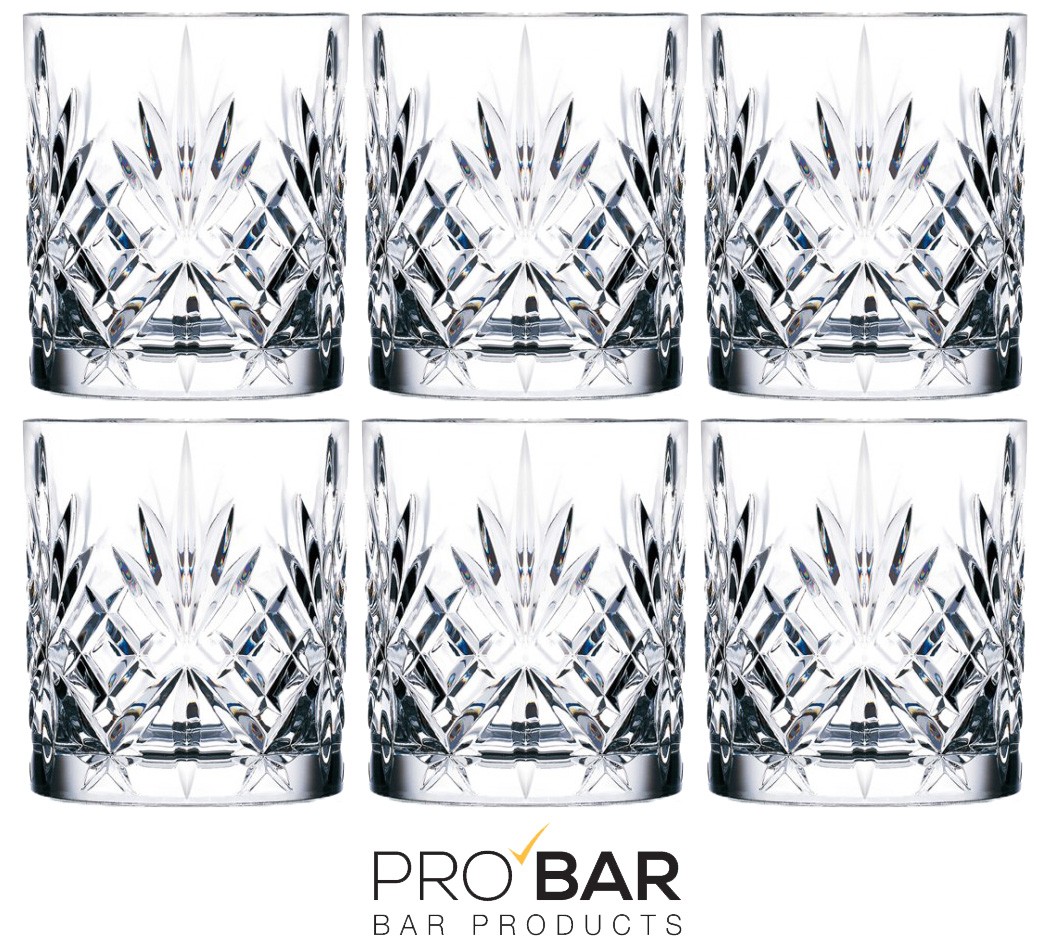 copo old fashioned Melodia 34 cl com um cubo grande de gelo
