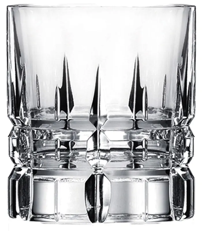 copo old fashioned Carrara 30 cl com um destilado âmbar