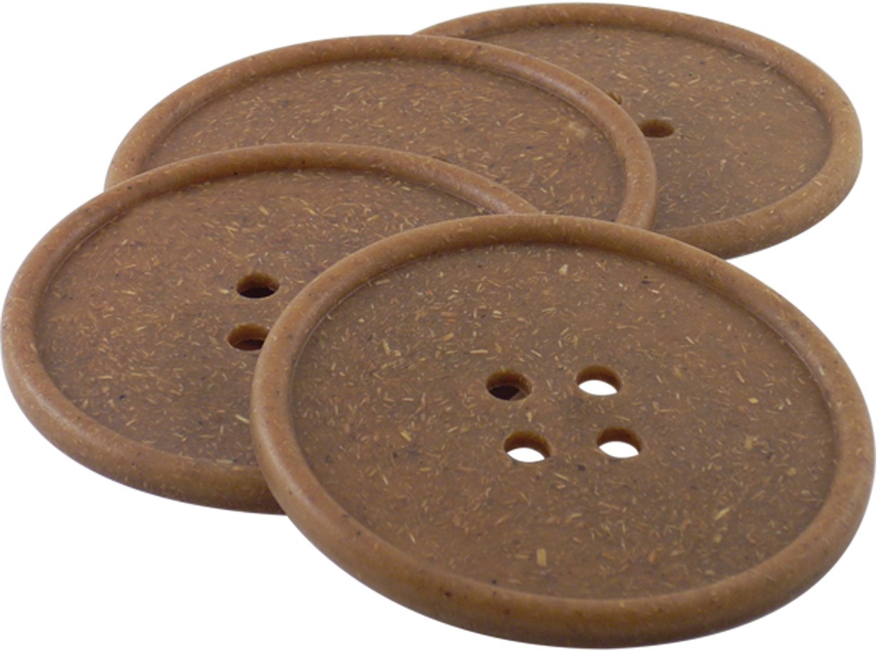 base para copos botão em borracha natural, 10 cm de diâmetro
