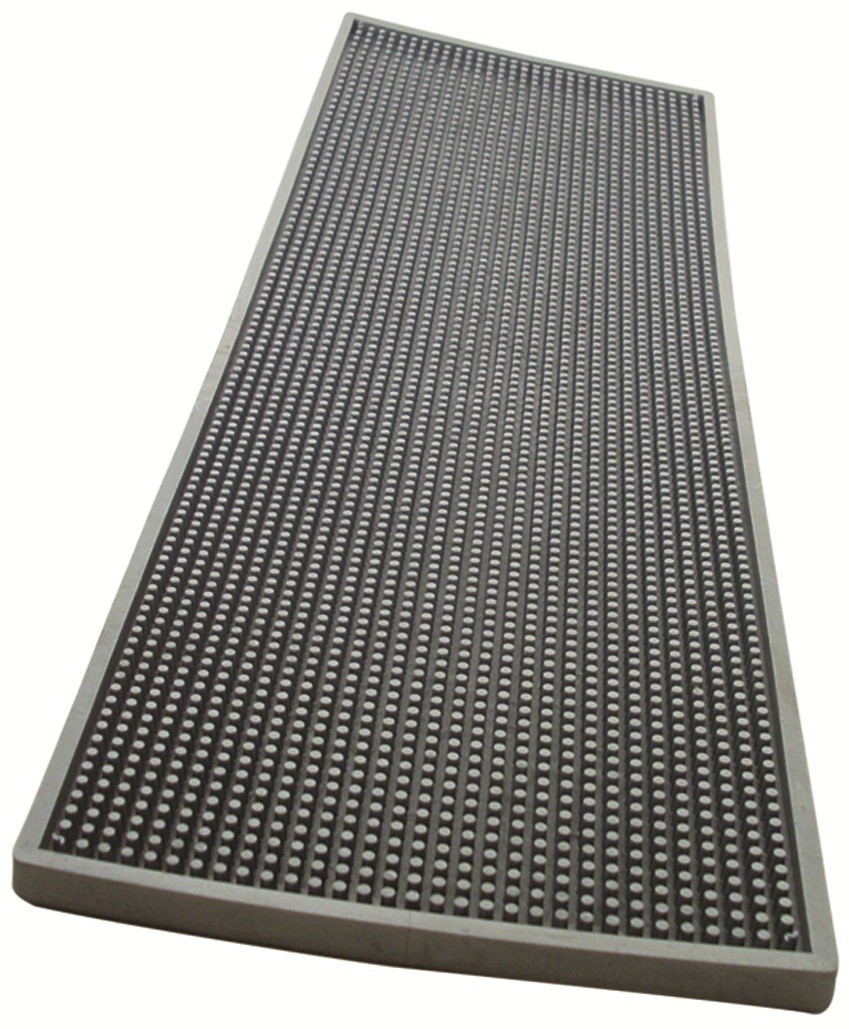 tapete de bar 60 x 20 cm, pormenor do bordo reforçado