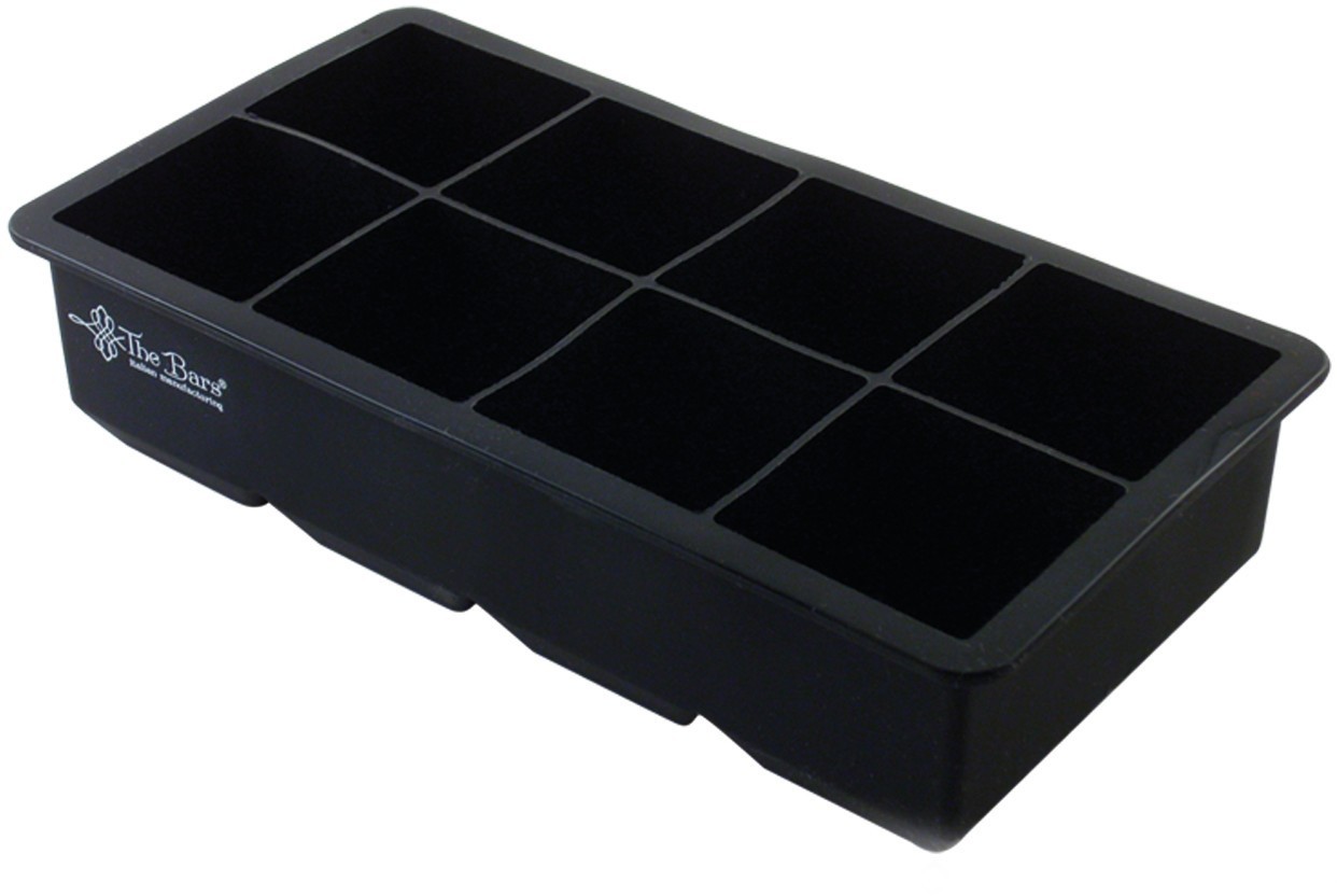 forma de gelo cubo pequeno em silicone alimentar, 8 cubos