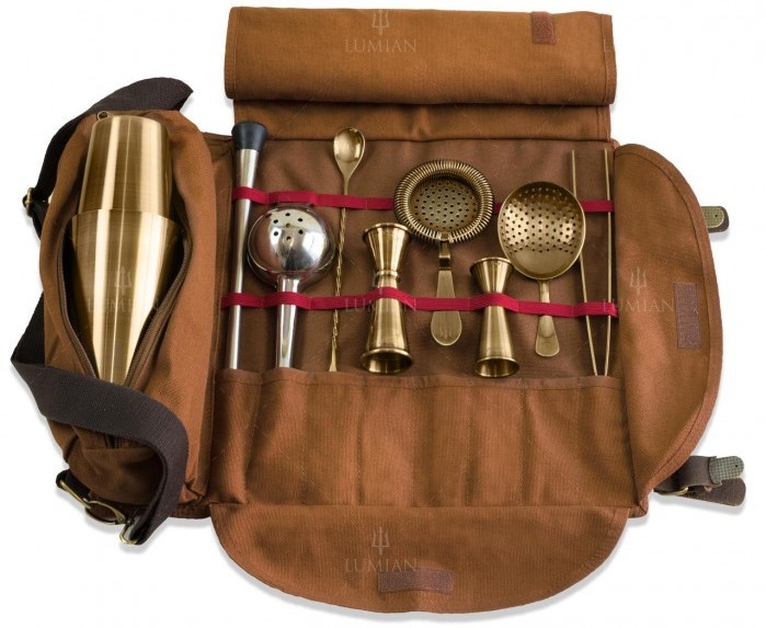 Kit de barman Lumian, cinco acabamentos, vista 6
