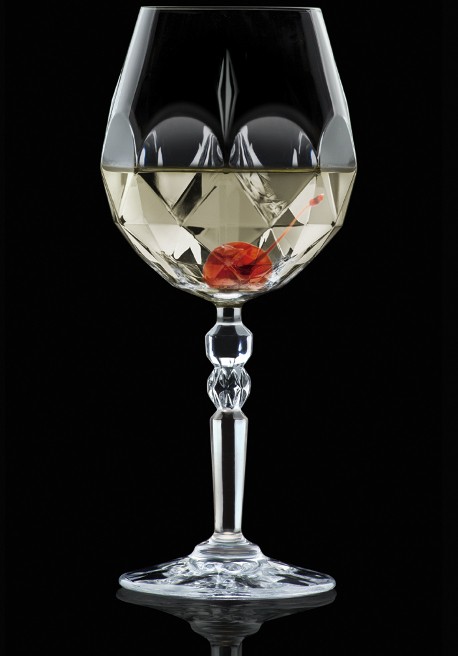 copo de pé Aperitif 53 cl com spritz e gelo abundante