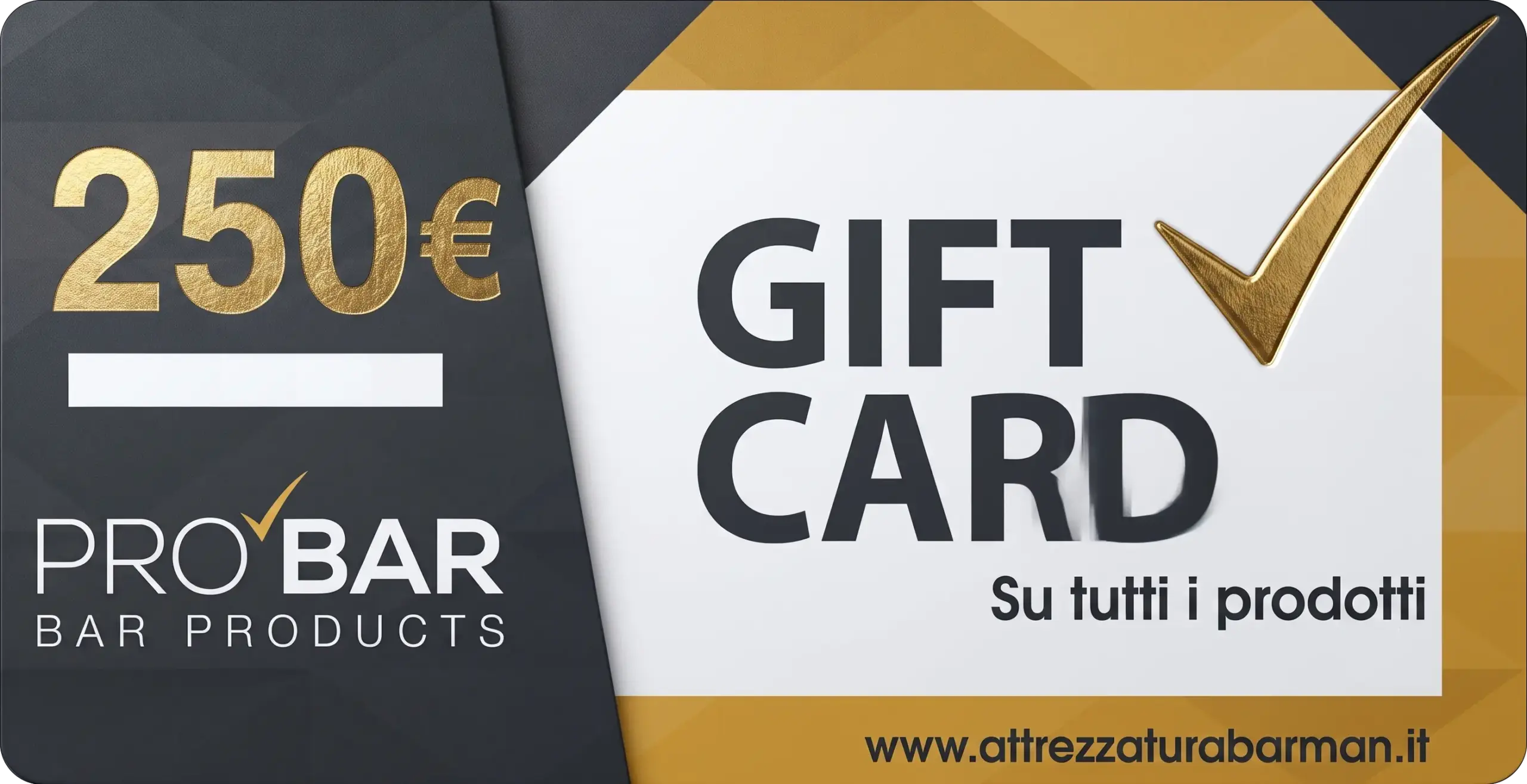 cartão-oferta 250 € PROBAR, crédito para todo o catálogo