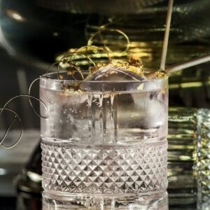 copo old fashioned Brillante 34 cl em vidro cristal Luxion gravado