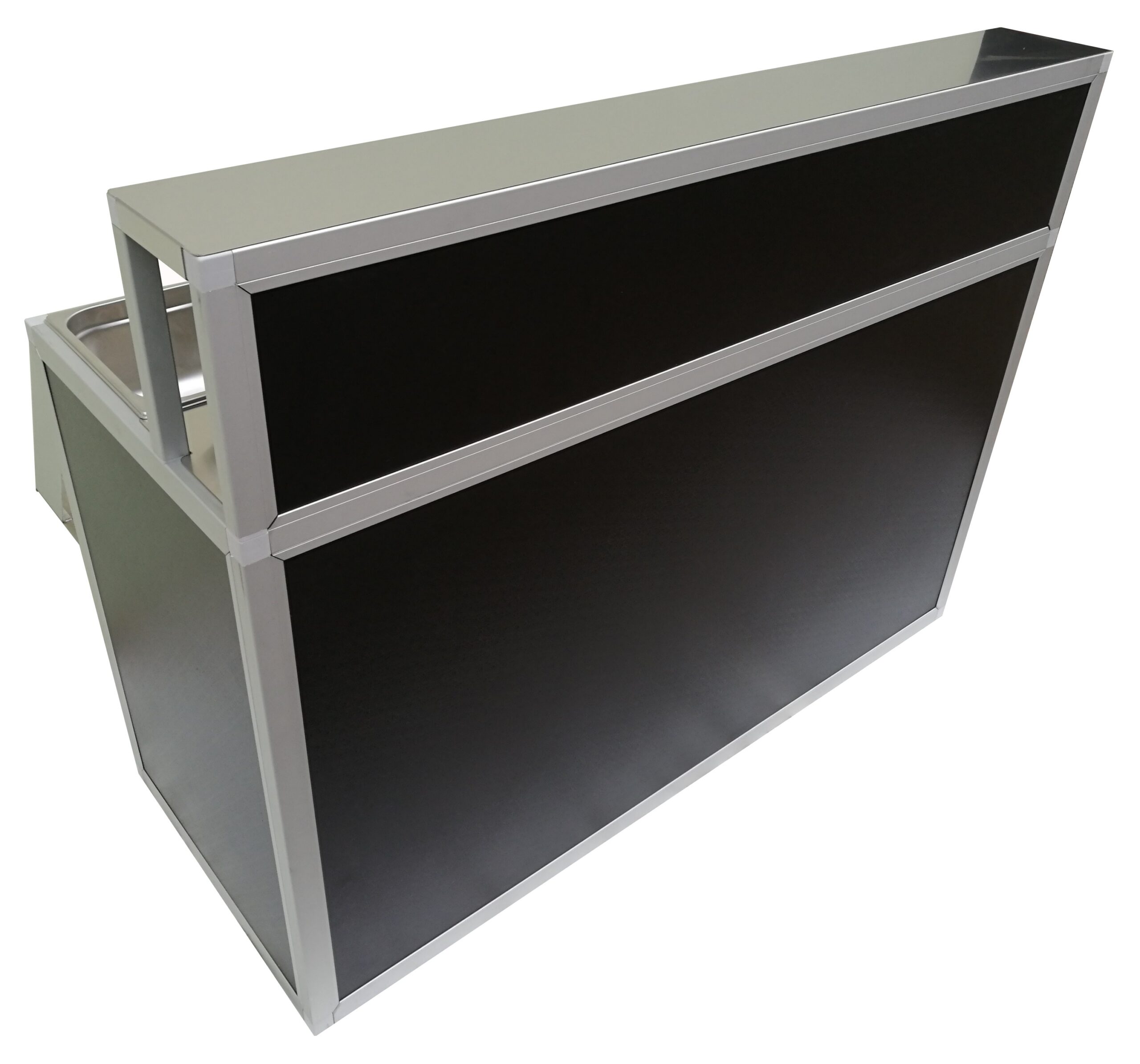 Workstation Bar Professional fechada, 150 x 80 x 20 cm