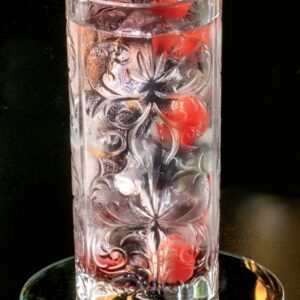 Copo highball Tattoo 37 cl em cristal Luxion com gravações vintage