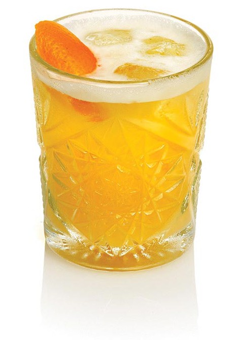 Copo old fashioned Hobstar 35 cl num balcão iluminado