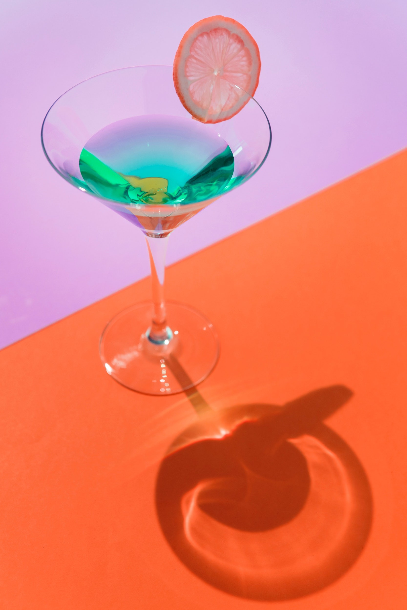 Taça Martini dupla 24 cl, pormenor da haste e do pé
