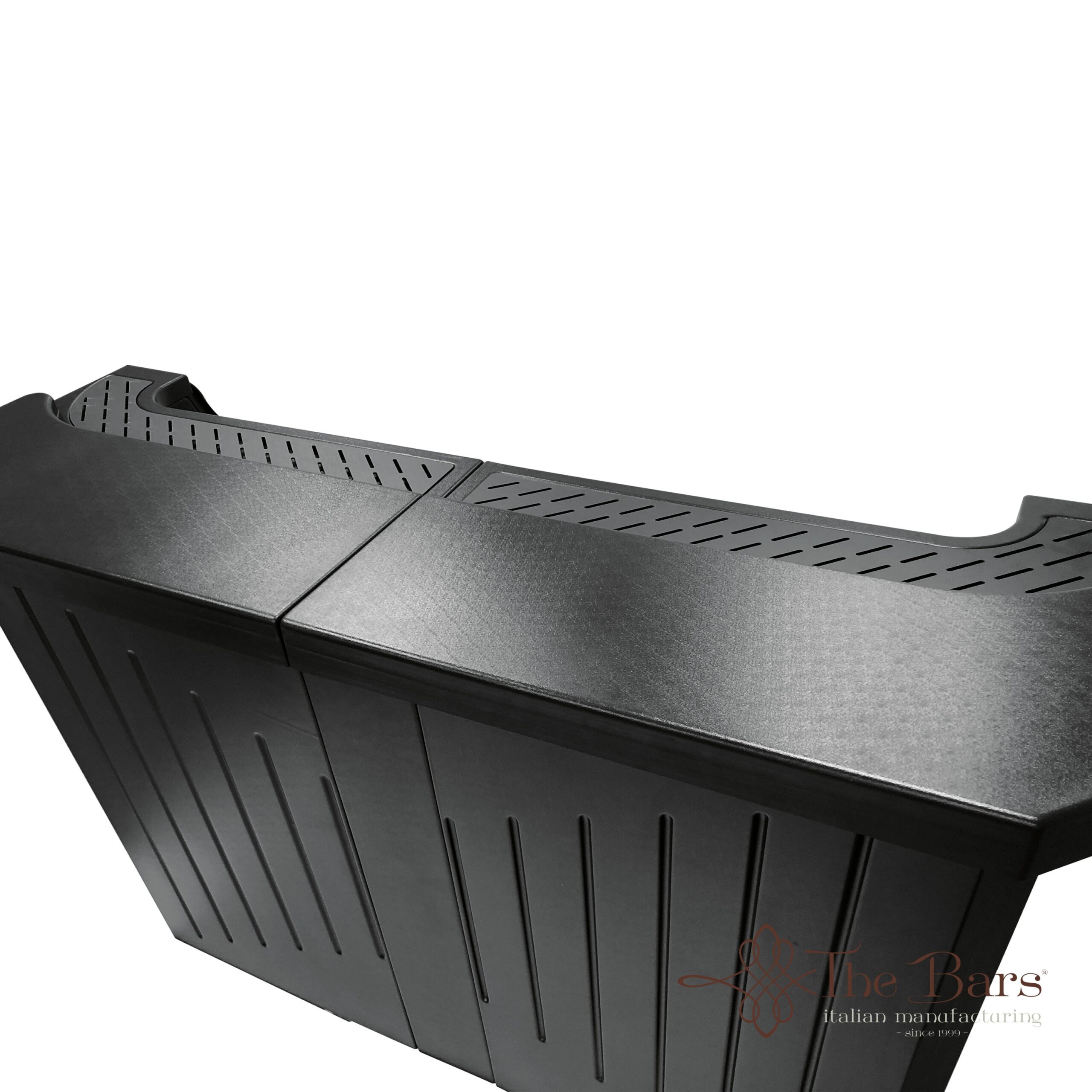 Balcão de cocktails 175 cm, grelhas de escoamento no bar top