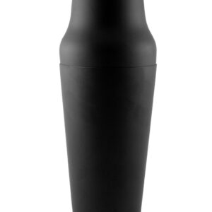 Coqueteleira parisienne preta fosca de 90 cl em aço inoxidável