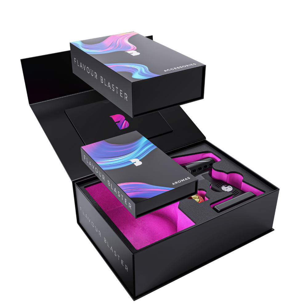 pistola Flavour Blaster para bolhas aromáticas em cocktails