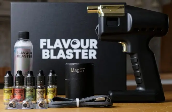 cartuchos vaporizadores Flavour Blaster para o depósito da pistola