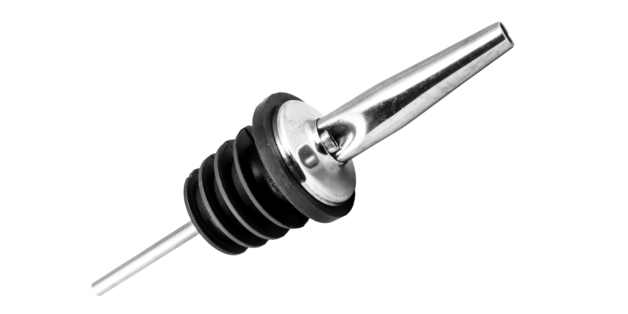 bico doseador metal The Bars, base de borracha para o gargalo
