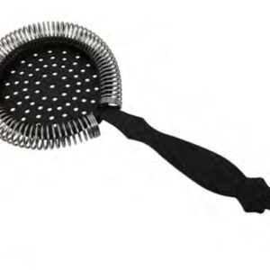 coador Hawthorne preto mate com mola de 360°