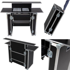 balcão de bar portátil trolley 160 cm dobrável