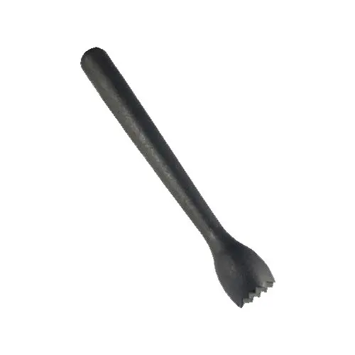 Pilão de cocktail de 21 cm em polipropileno com cabeça dentada