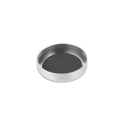 Suporte de calcador em aço inoxidável com borda exterior de 70 mm