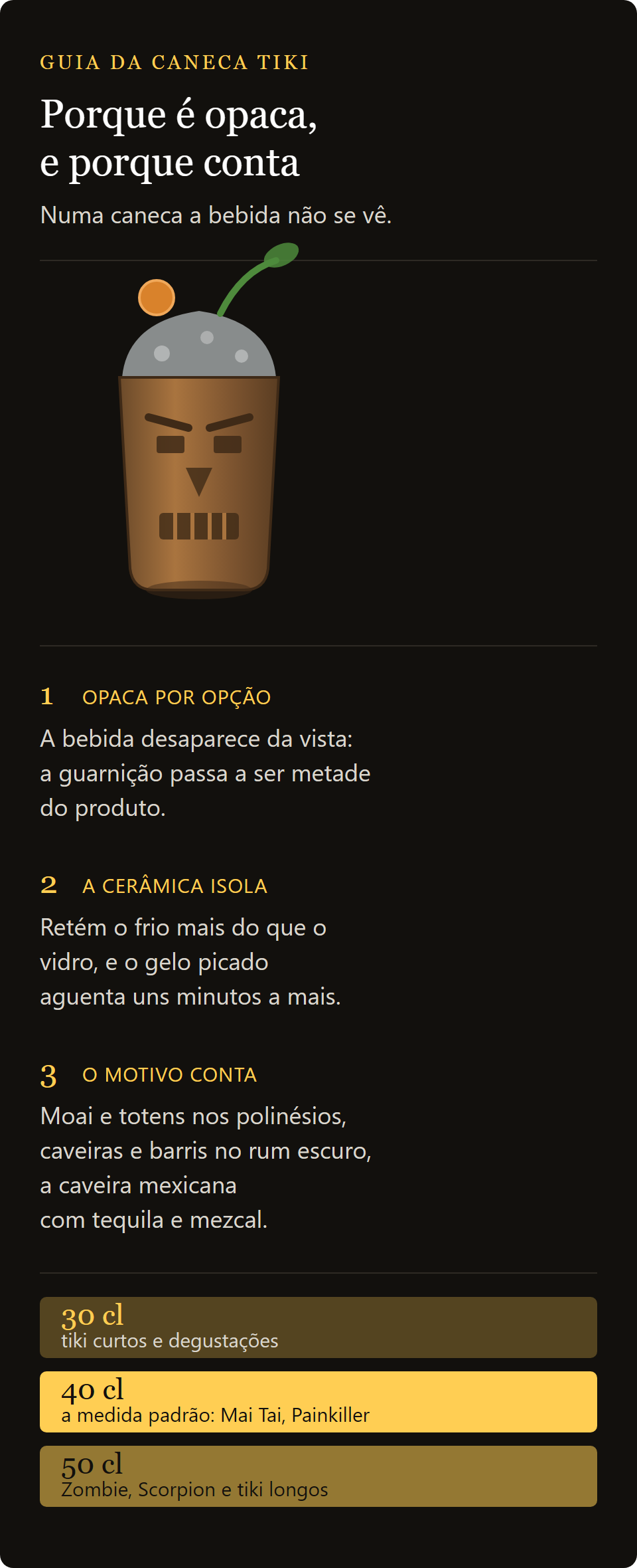 caneca caveira: porque é opaca, como segura o gelo picado e como se escolhe o tema