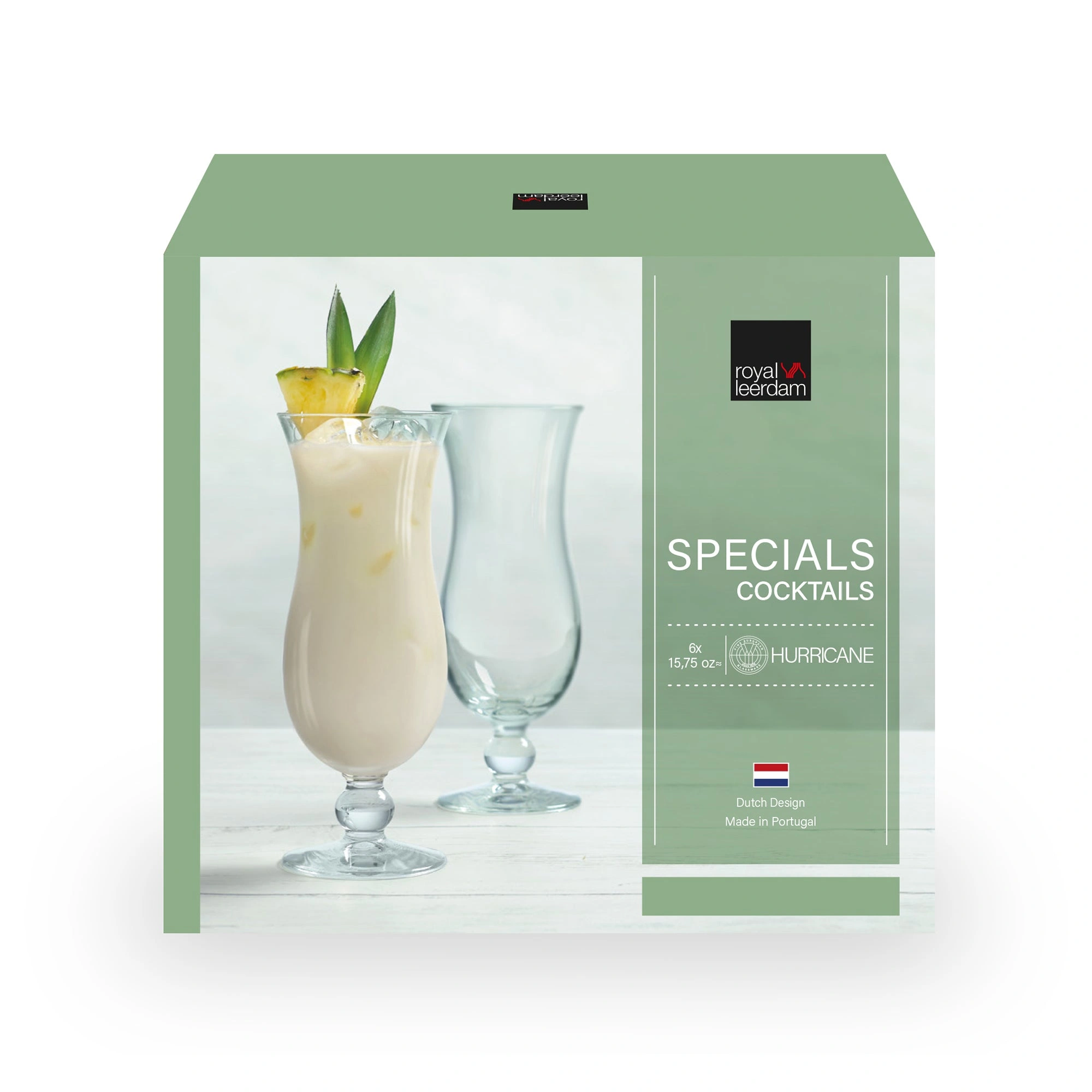 Copo hurricane 44 cl, embalagem Royal Leerdam Specials Cocktails de seis