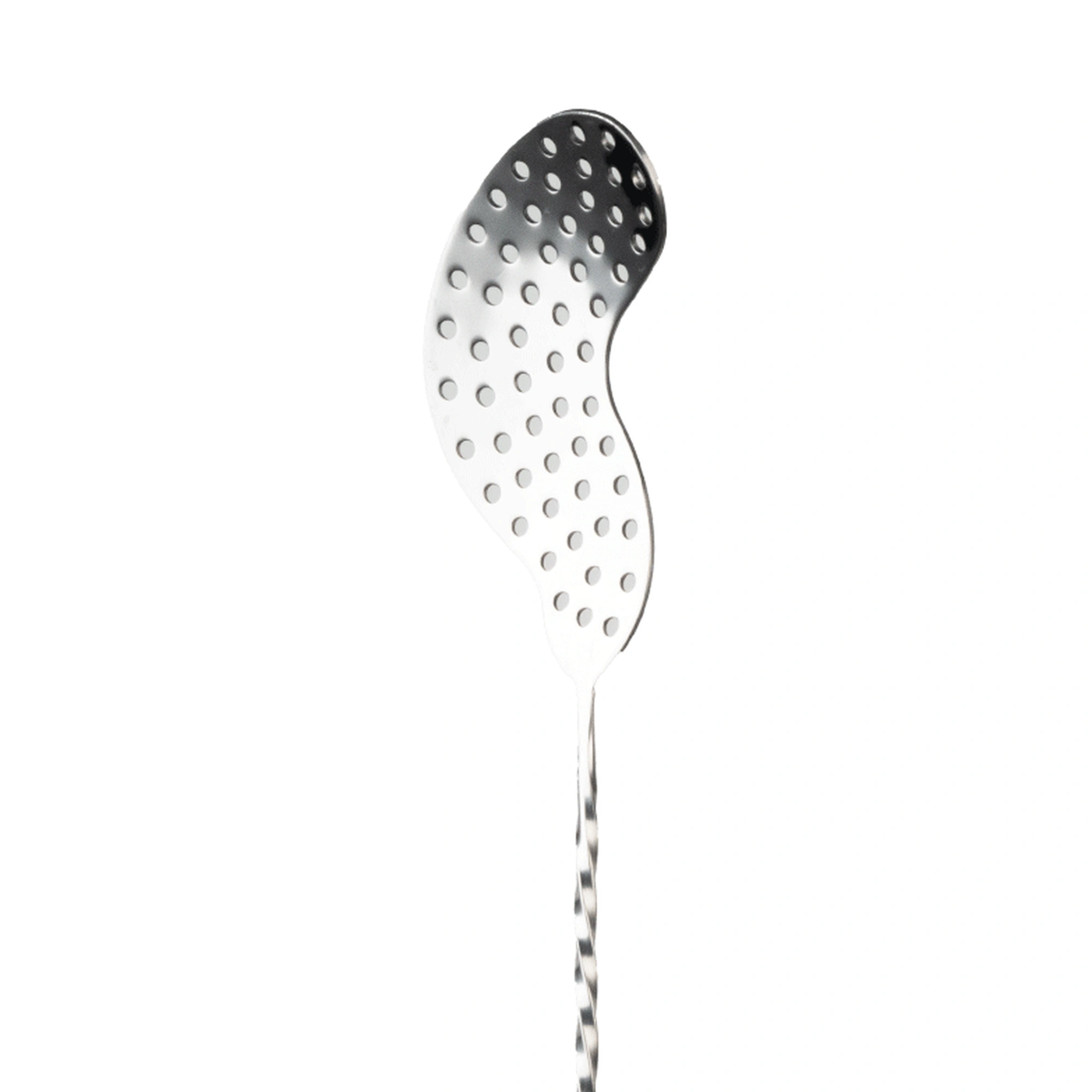 Colher de bar com coador 40 cm em aço