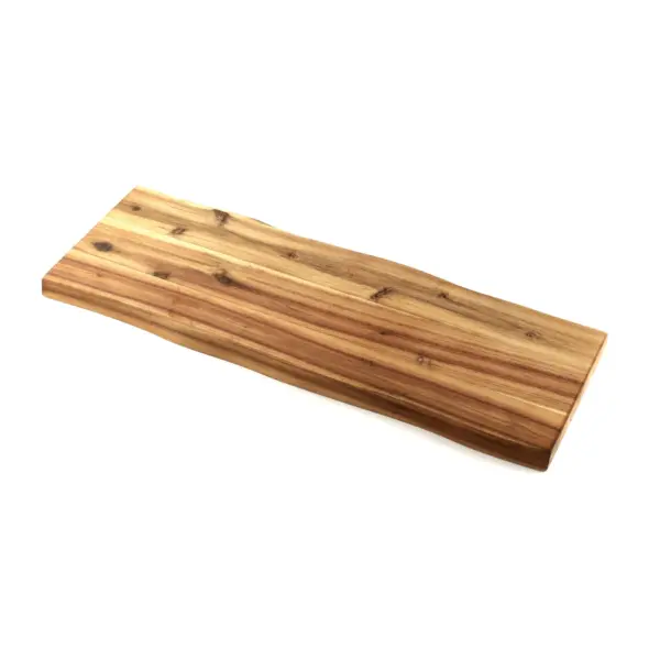 Tábua de queijos retangular Kesper em acácia de 53 x 19 cm, com 2 cm de espessura