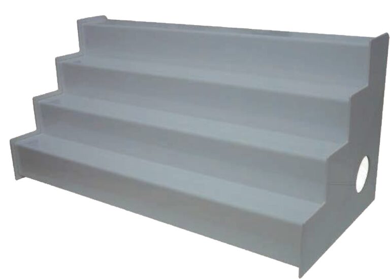 16 Colour LED Back Bar Display, 1 Metre, 4 Tiers, 10kg