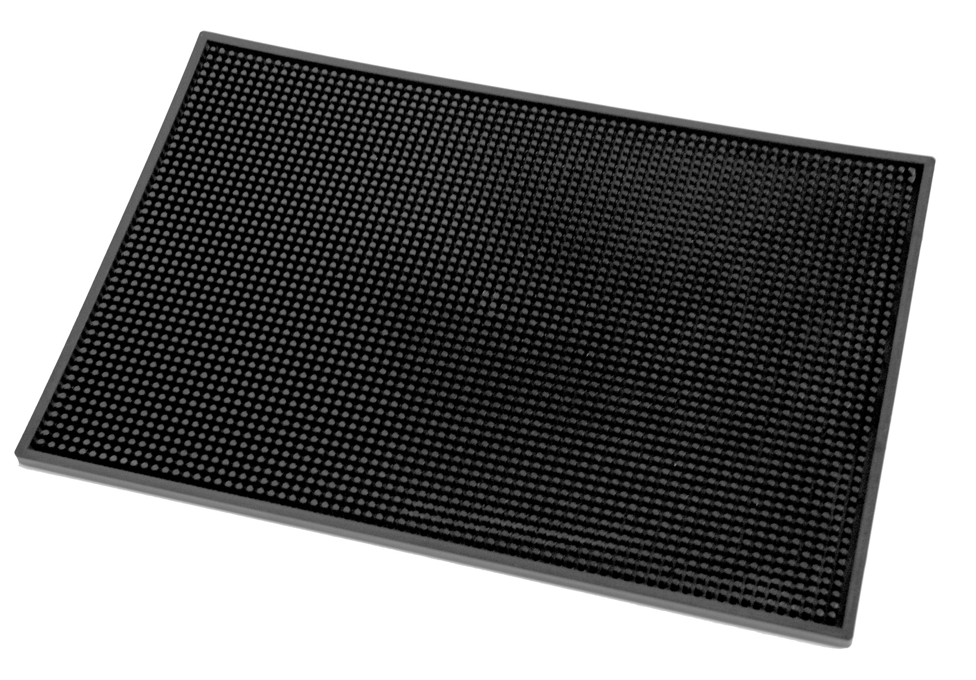 Bar Service Mat 45 x 30cm, Rubber, Raised Edge