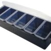 Bar Condiment Holder, 6 compartments