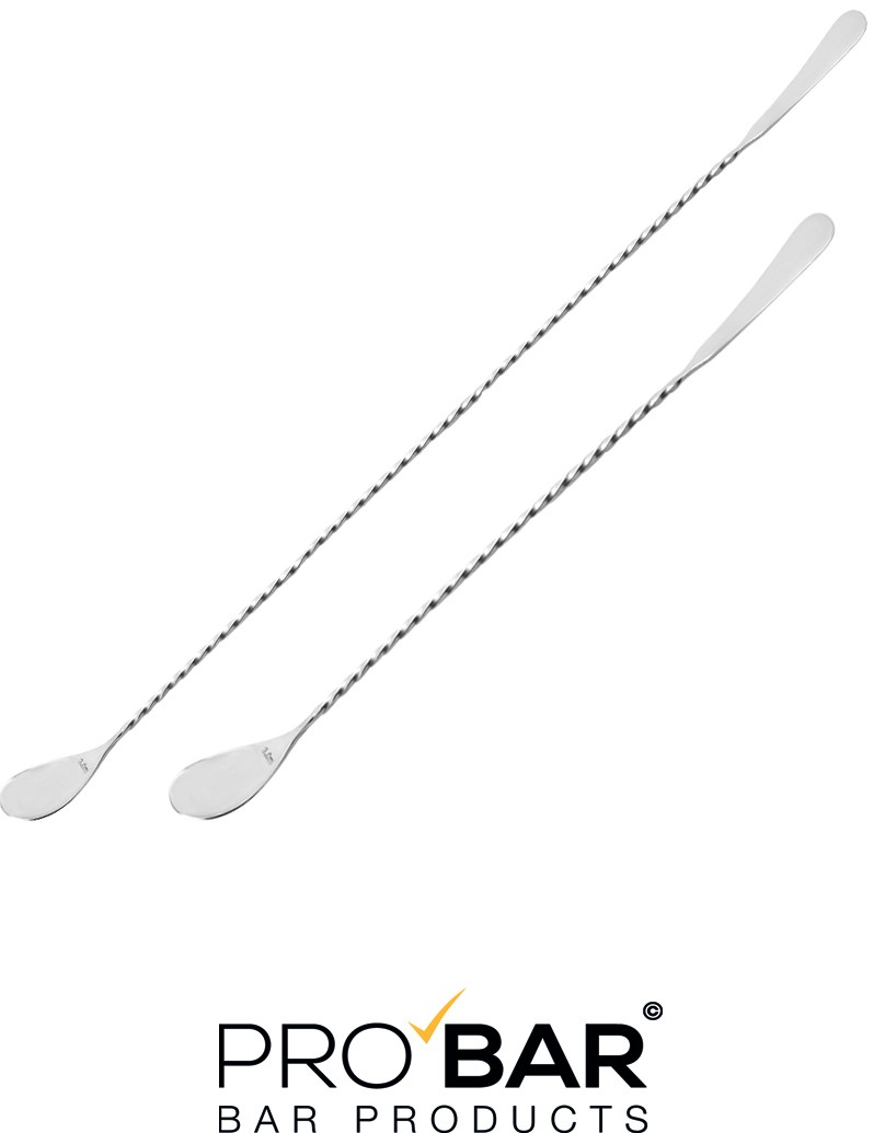 Hoffman bar spoon, stainless steel, 45cm, twisted shaft