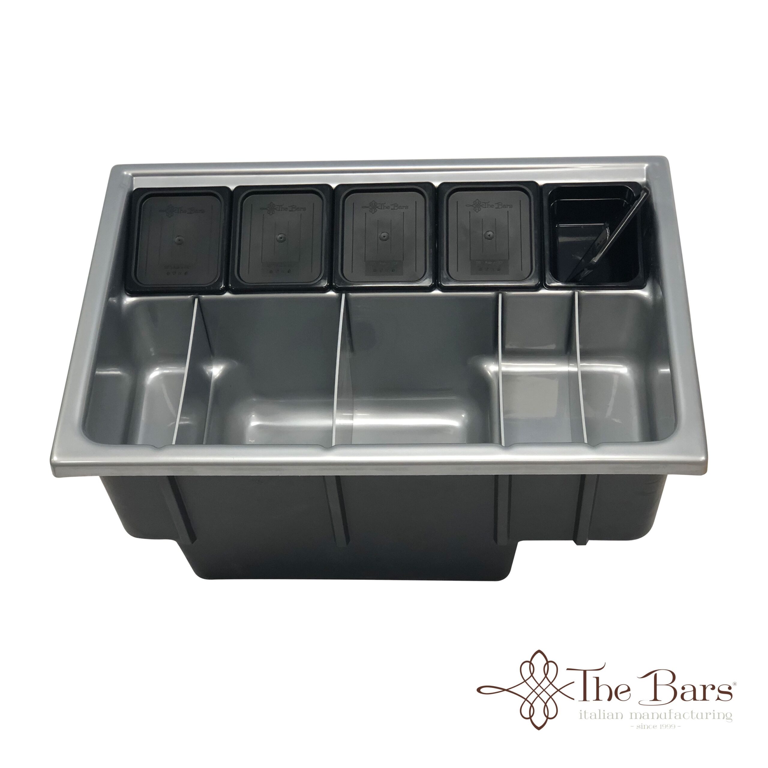 Grey Built-in Bar Workstation, 84.5cm, ABS and Polycarbonate