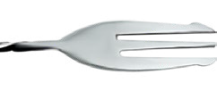 Bar Spoon with Trident Fork 45cm, Nettuno, Stainless Steel - Image 2