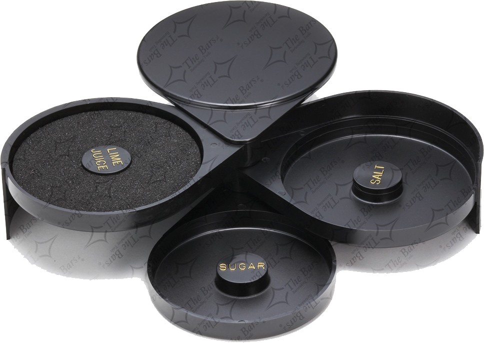 Glass Rimmer, 3 Compartments, Sponge Included - Image 2