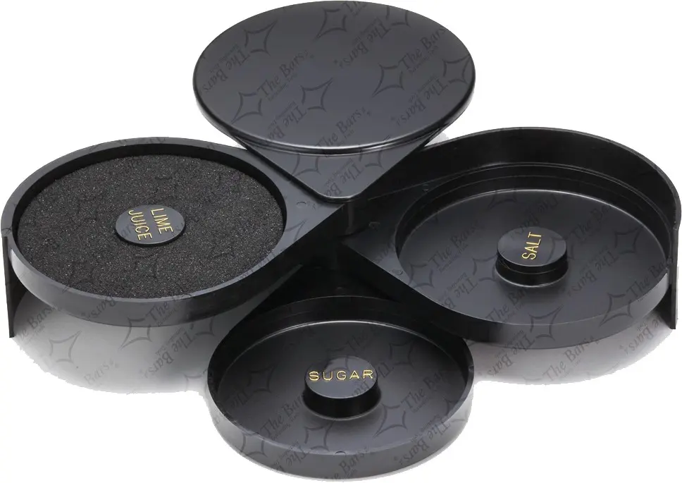 Glass Rimmer, 3 Compartments, Sponge Included - Image 2