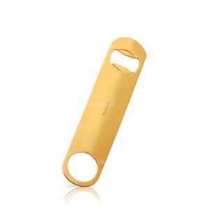 Bottle Opener Lumian, Plated Steel, 5 Finishes - Gold