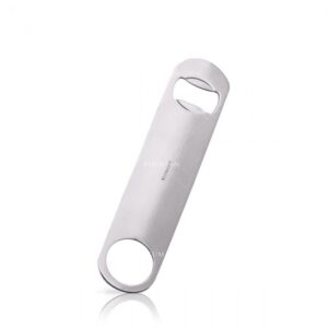 Bottle Opener Lumian, Plated Steel, 5 Finishes - Silver