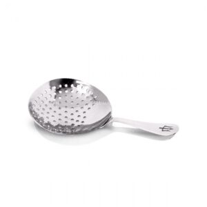 Julep Strainer, Lumian, Stainless Steel, Five Plated Finishes - Silver