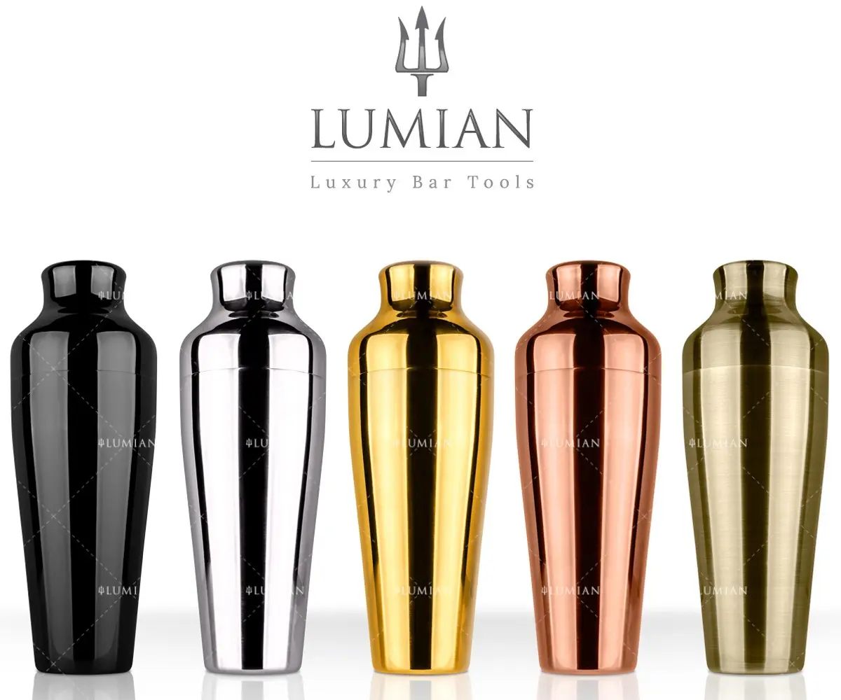 Parisienne Shaker 550ml Chrono Lumian, 18/10 Stainless Steel, 5 Finishes