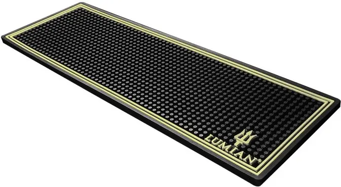 Bar Mat 60 x 20cm Lumian, Soft Rubber, Black, White, Gold or Copper - Image 5