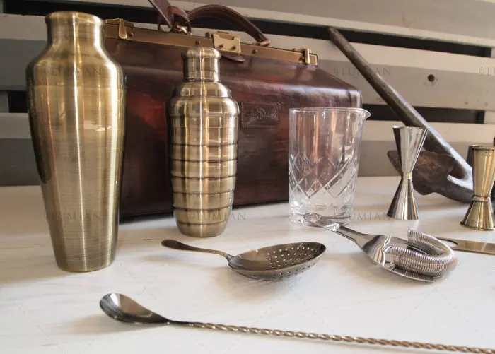 Julep Strainer, Lumian, Stainless Steel, Five Plated Finishes - Image 9