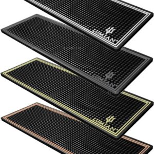Bar Mat 60 x 20cm Lumian, Soft Rubber, Black, White, Gold or Copper