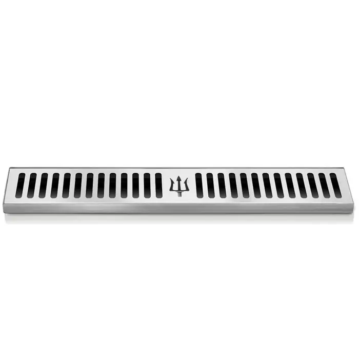Bar Mat Lumian 30, 60 or 90cm, Slotted Stainless Steel - Image 5