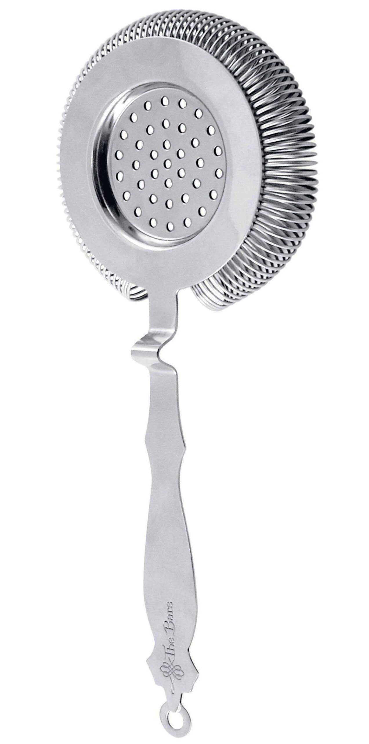 Hawthorne Strainer, Heavy-Duty Stainless Steel, 360° Spring, No Prongs
