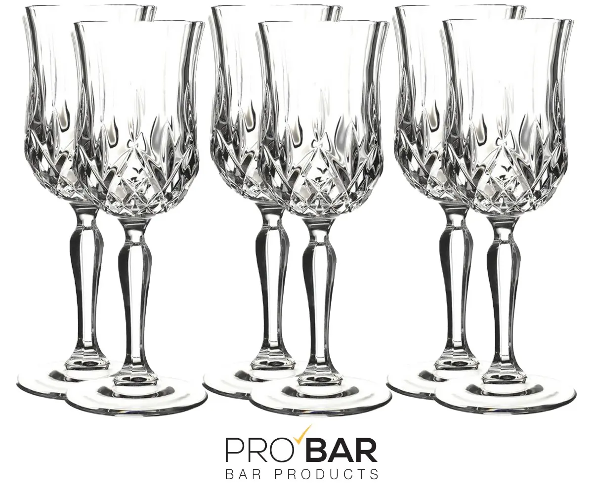 Goblet Glass 230ml Opera, Engraved Luxion (Pack of 6) - Image 2