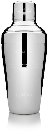 Three Piece Cobbler Shaker Baron 510ml, 18/10 Steel - Image 5