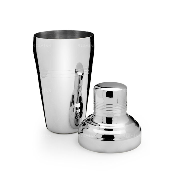 Three Piece Cobbler Shaker Baron 510ml, 18/10 Steel - Image 6