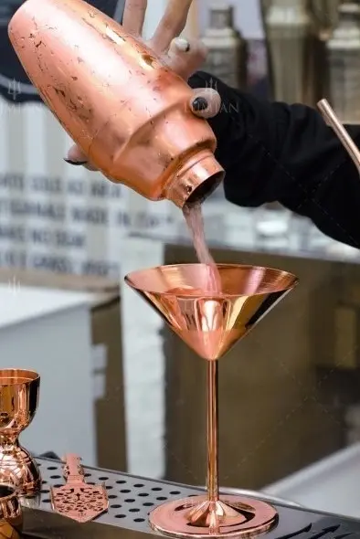 Martini Glass Bond 230ml Lumian, Copper-Plated Stainless Steel - Image 3
