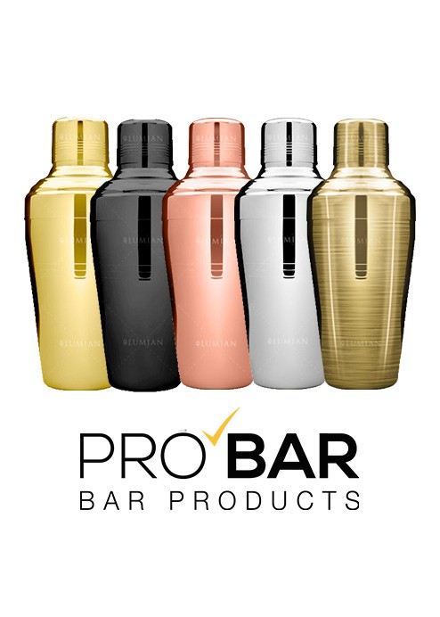 Three Piece Cobbler Shaker Baron 510ml, 18/10 Steel - Image 2
