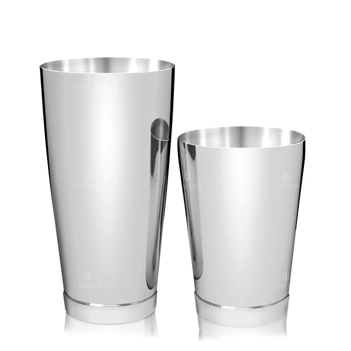 Boston Shaker Kenko Lumian, 28oz Tin and 18oz Half Tin, Weighted, 18/10 Stainless Steel - Image 3