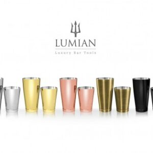 Boston Shaker Kenko Lumian, 28oz Tin and 18oz Half Tin, Weighted, 18/10 Stainless Steel